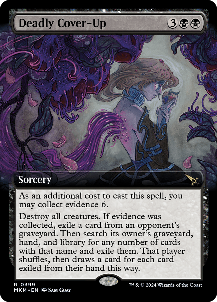 Deadly Cover-Up (Extended Art) (MKM-399) - Murders at Karlov Manor: (Extended Art) Foil