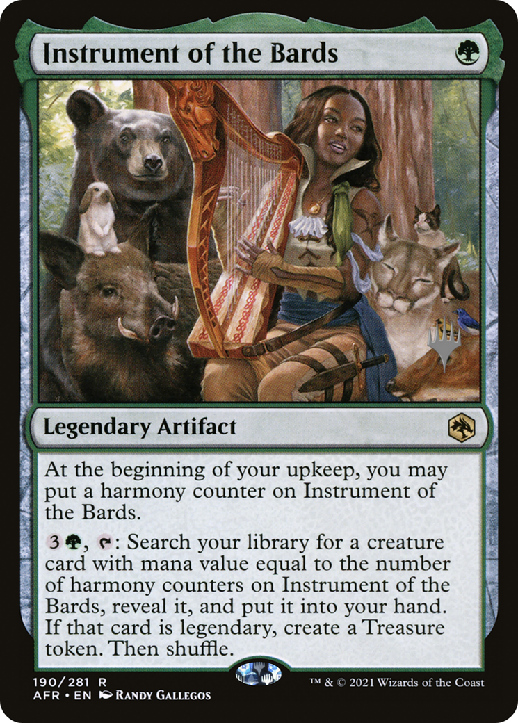 Instrument of the Bards (PPAFR-190) - Adventures in the Forgotten Realms Promos Foil