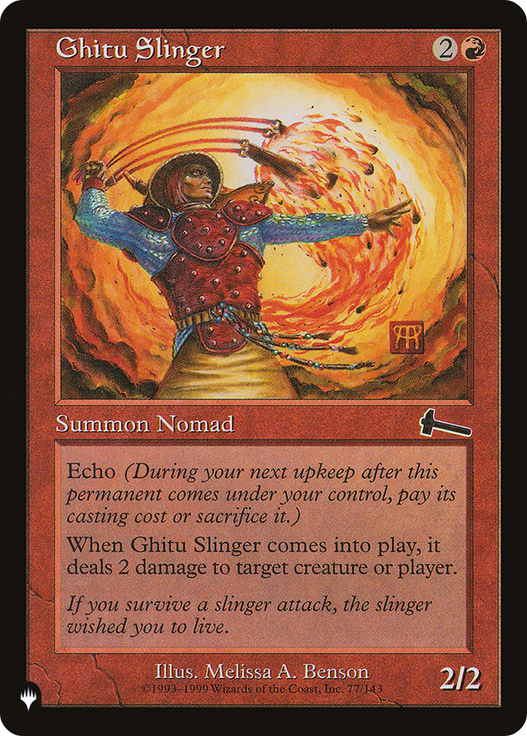 Ghitu Slinger (LIST-77/143) - The List