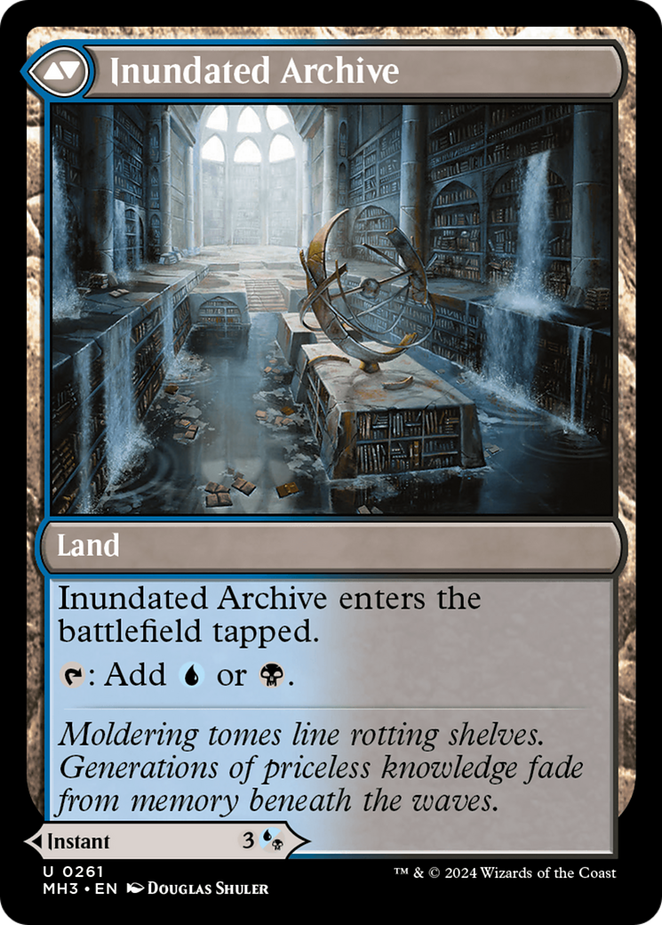 Waterlogged Teachings (MH3-261) - Modern Horizons 3 Foil