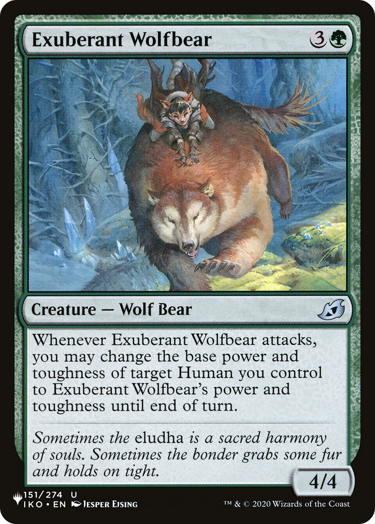 Exuberant Wolfbear (LIST-151/274) - The List