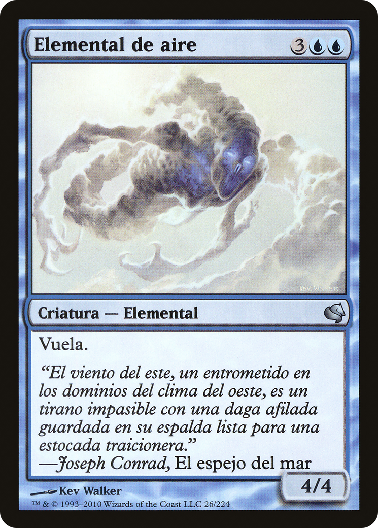 Air Elemental (Spanish) - "Elemental de aire" (PS11-026) - Salvat 2011