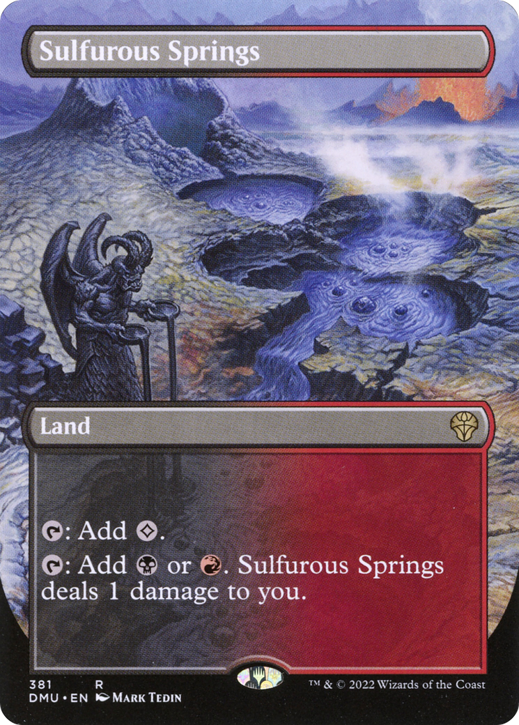 Sulfurous Springs (Borderless) (DMU-381) - Dominaria United Foil