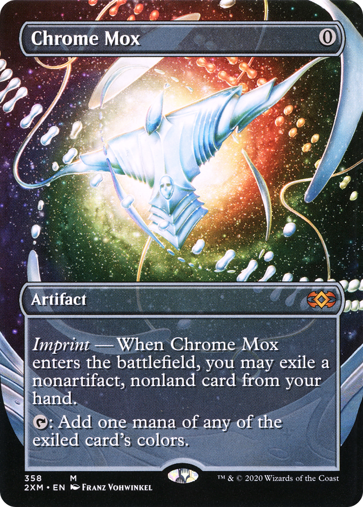 Chrome Mox (Borderless) (2XM-358) - Double Masters Foil