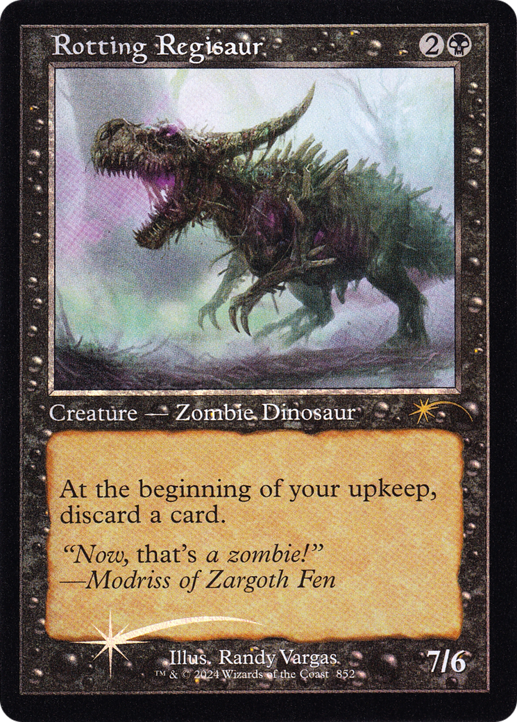 Rotting Regisaur (Retro Frame) (SLD-852) - Secret Lair Drop Foil