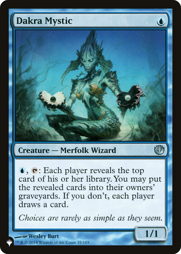 Dakra Mystic (LIST-35/165) - The List