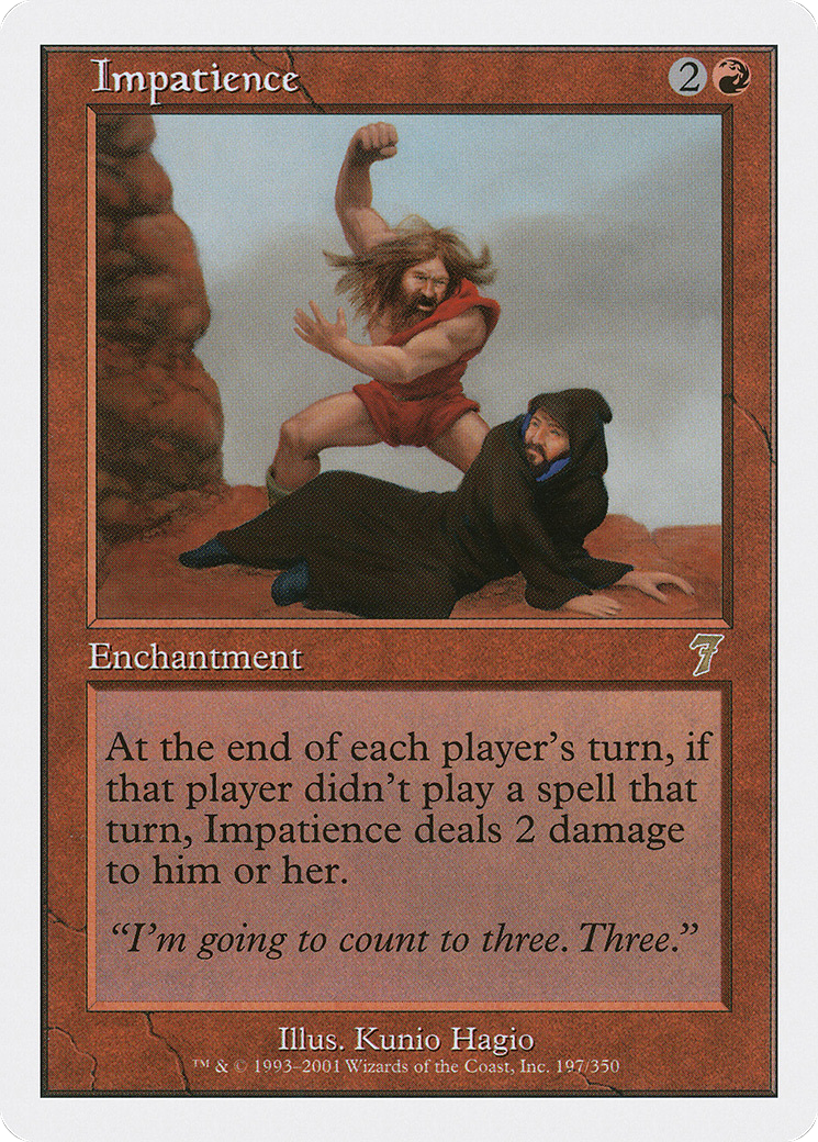 Impatience (7ED-197) - 7th Edition Foil