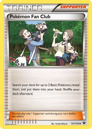 Pokemon Fan Club 107 XY Fates Collide - Uncommon