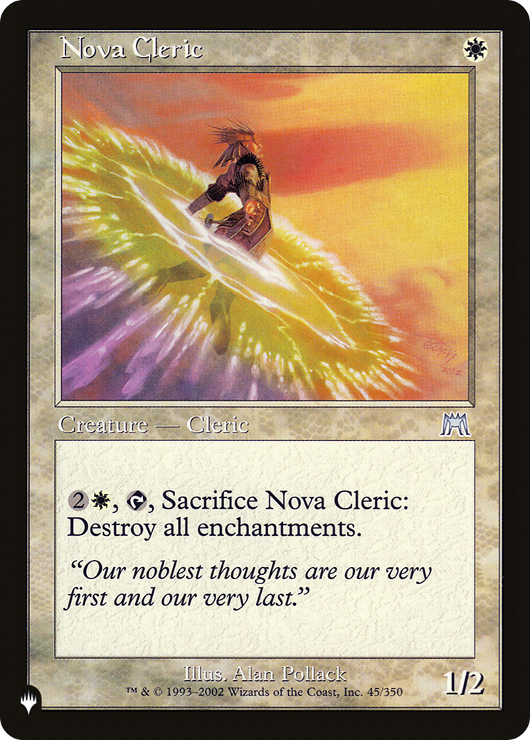 Nova Cleric (LIST-45/350) - The List