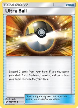 Ultra Ball 135 - Reverse Holofoil SM Base Set - Uncommon