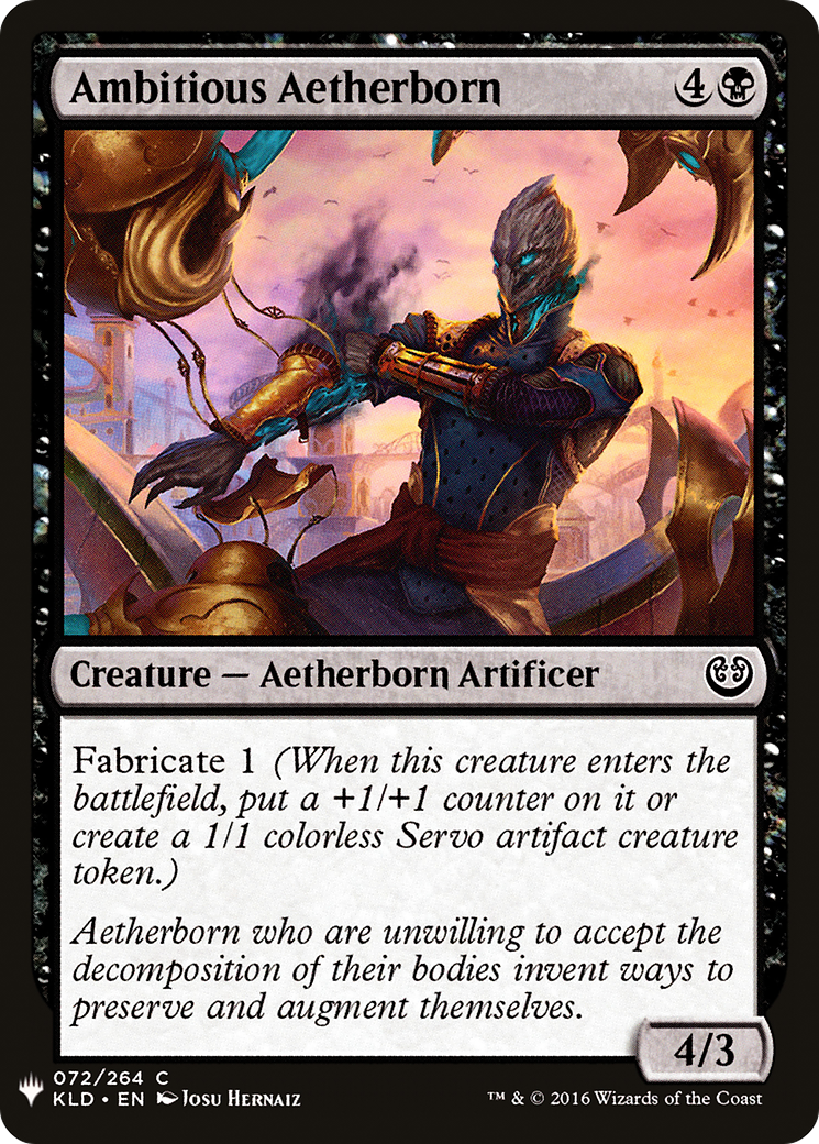 Ambitious Aetherborn (LIST-072) - The List