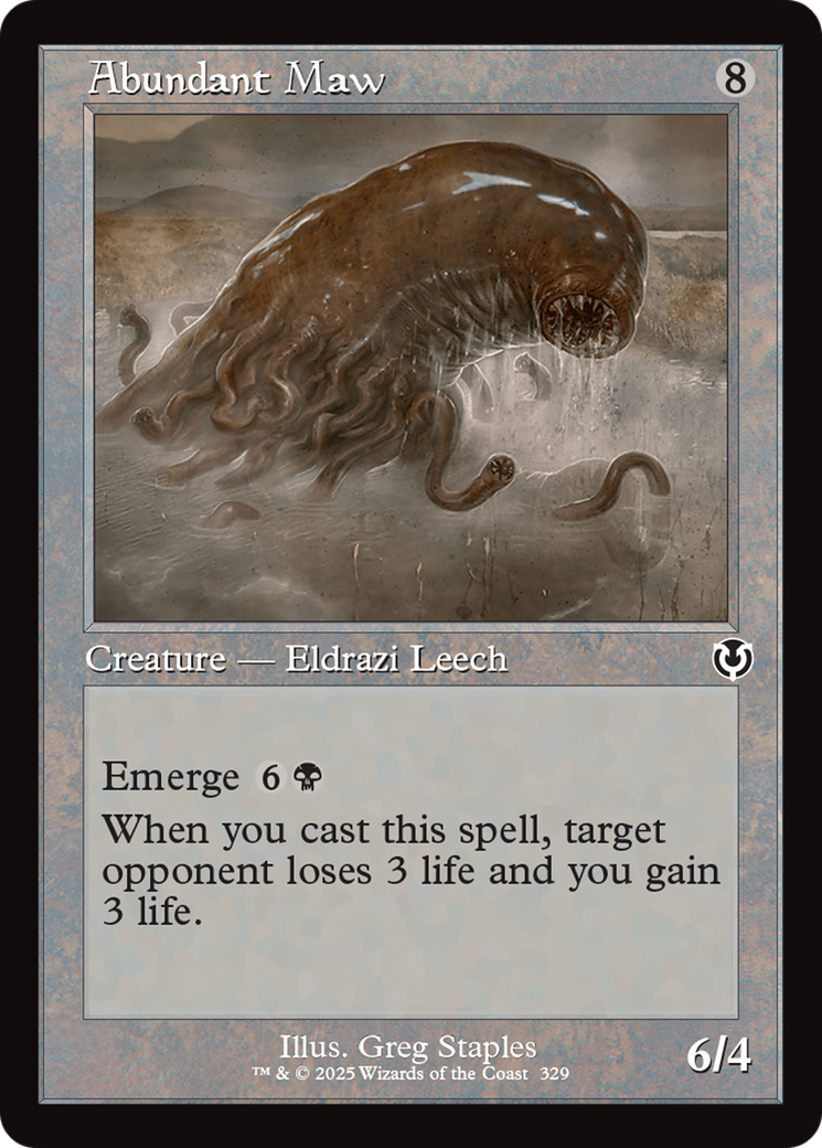 Abundant Maw (Retro Frame) (INR-329) - Innistrad Remastered Foil