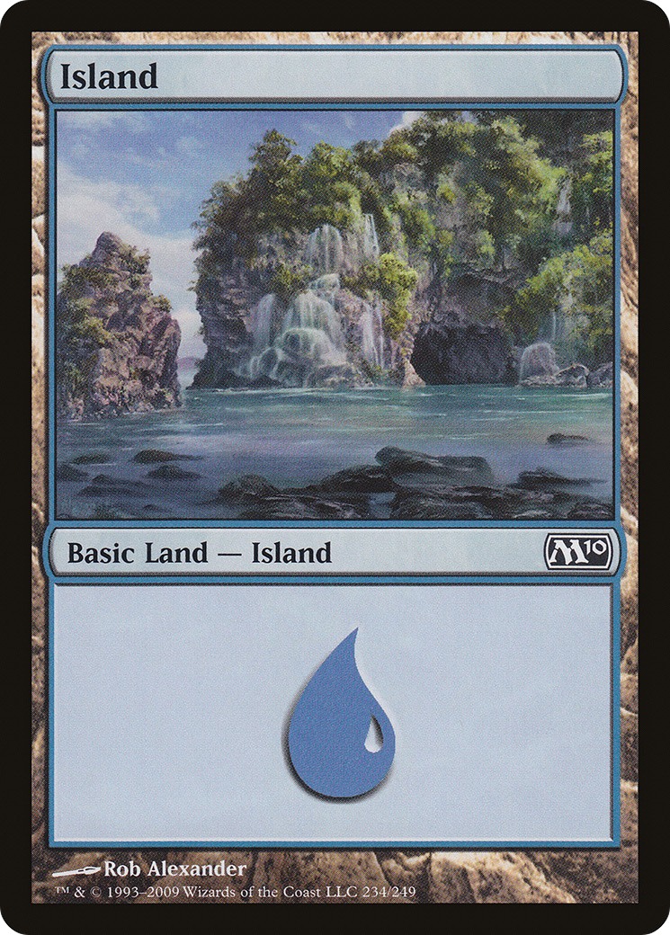 Island (234) (M10-234) - Magic 2010 Foil