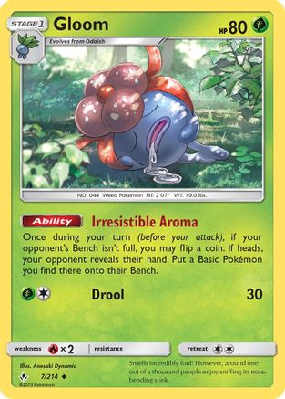 Gloom 007 SM Unbroken Bonds - Uncommon