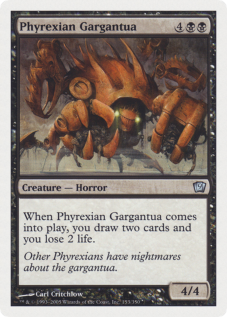 Phyrexian Gargantua (9ED-153) - 9th Edition