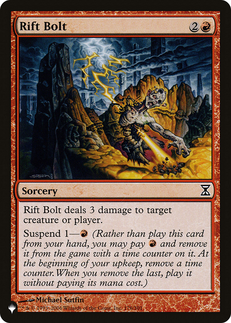 Rift Bolt (LIST-176/301) - The List