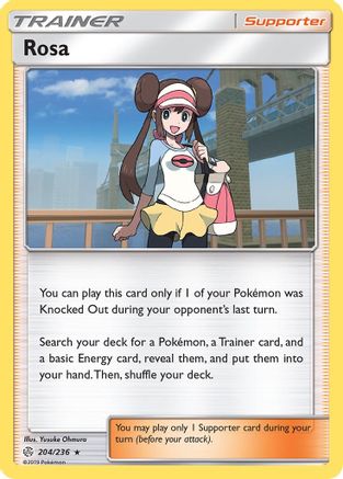 Rosa 204 - Holofoil SM Cosmic Eclipse - Holo Rare