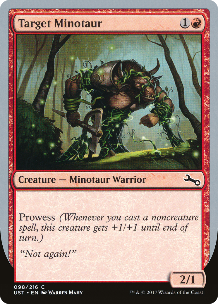 Target Minotaur (D) (UST-098) - Unstable
