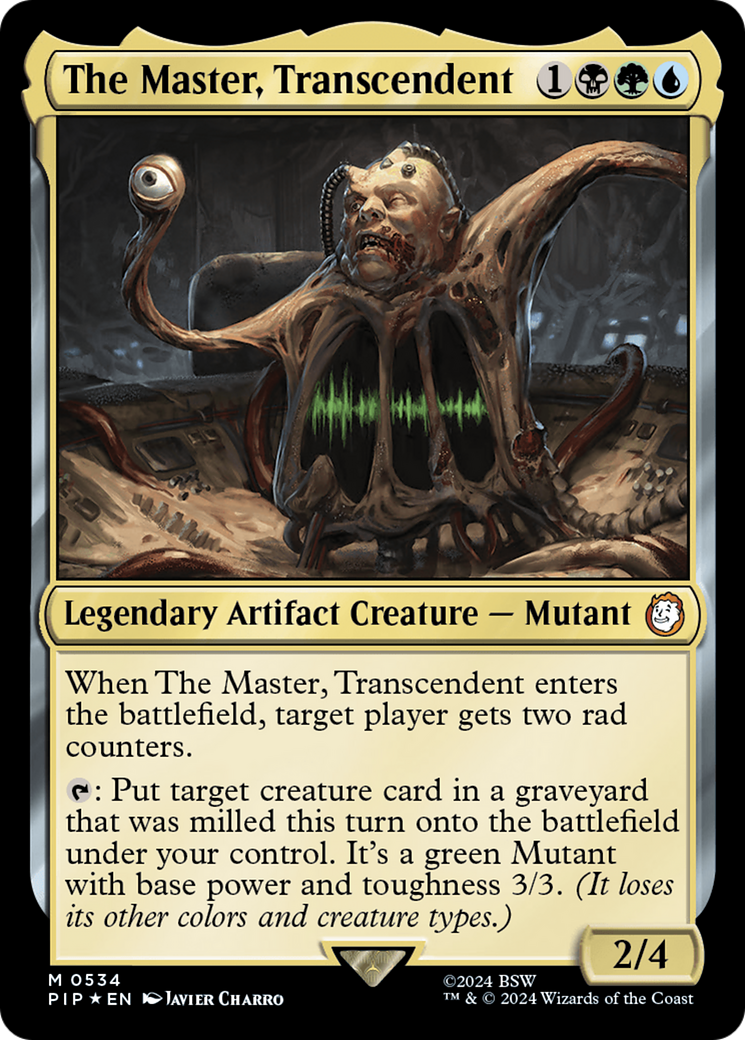 The Master, Transcendent (Surge Foil) (PIP-534) - Fallout Foil