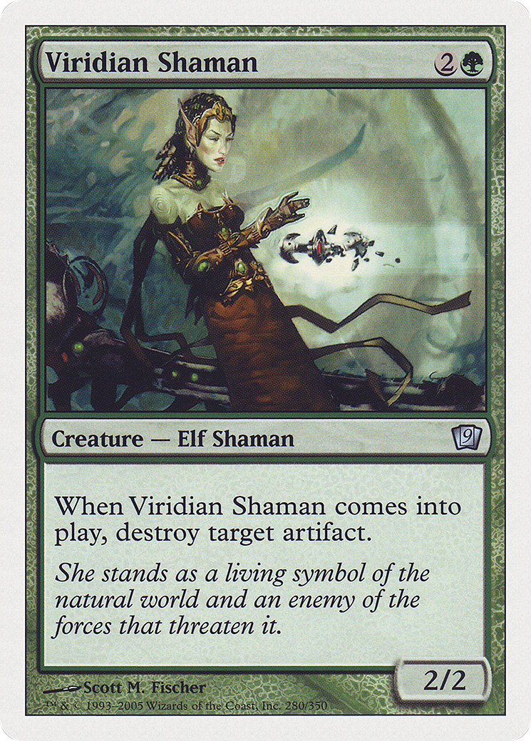 Viridian Shaman (9ED-280) - 9th Edition