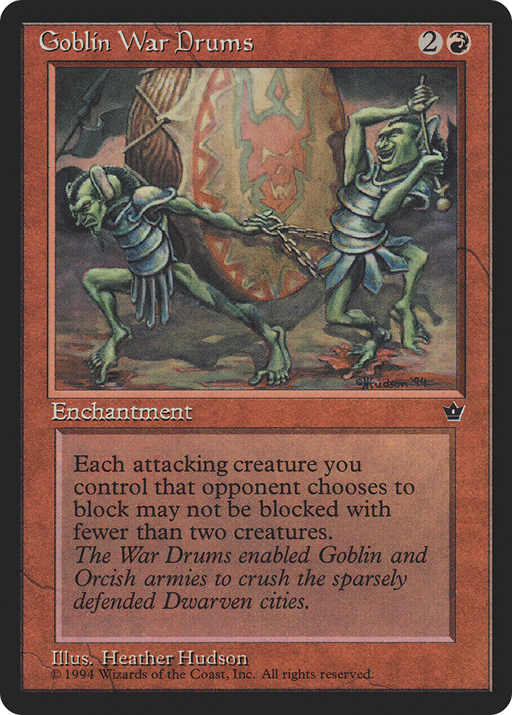 Goblin War Drums (Hudson) (FEM-) - Fallen Empires