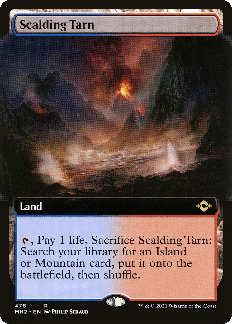 Scalding Tarn (Extended Art) (MH2-478) - Modern Horizons 2: (Extended Art)