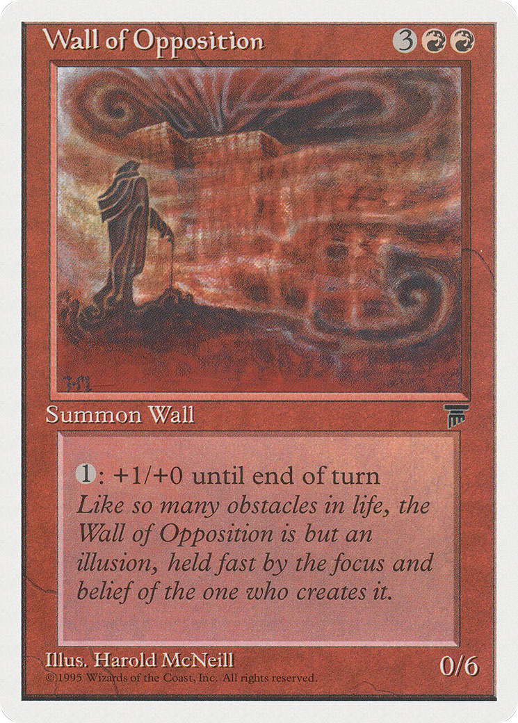 Wall of Opposition (CHR-) - Chronicles