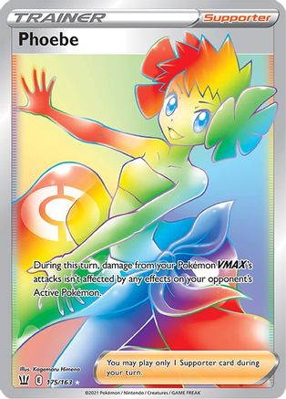 Phoebe (Secret) 175/163 - Holofoil SWSH05 Battle Styles - Secret Rare