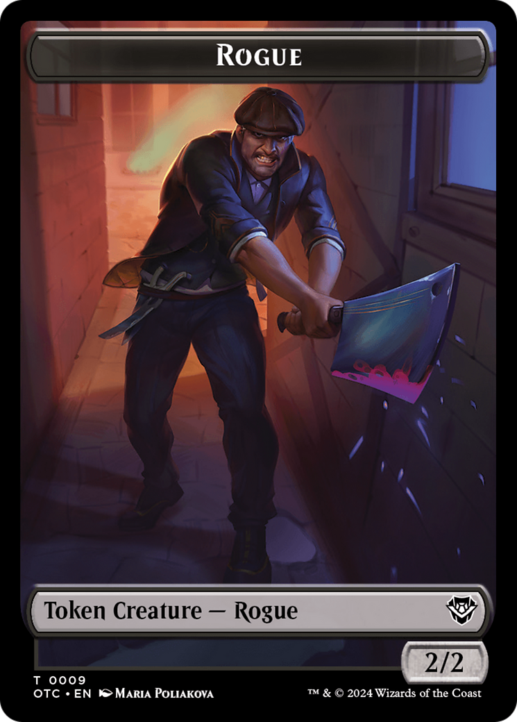 Rogue (TOTC-009) - Outlaws of Thunder Junction Commander Tokens Foil