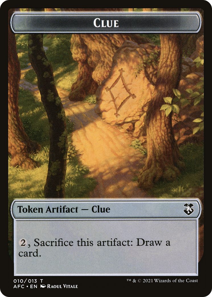 Clue (TAFC-010) - Forgotten Realms Commander Tokens