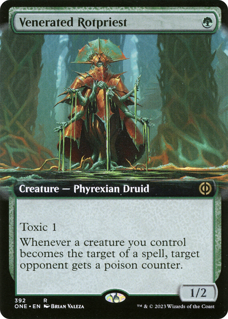 Venerated Rotpriest (Extended Art) (ONE-392) - Phyrexia: All Will Be One: (Extended Art)
