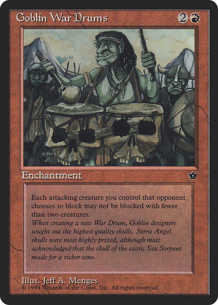Goblin War Drums (Menges) (FEM-) - Fallen Empires