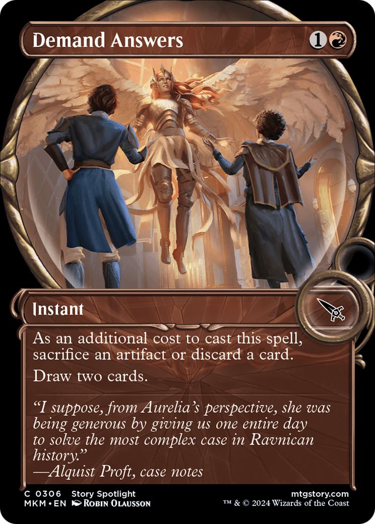 Demand Answers (Showcase) (MKM-306) - Murders at Karlov Manor: (Showcase) Foil