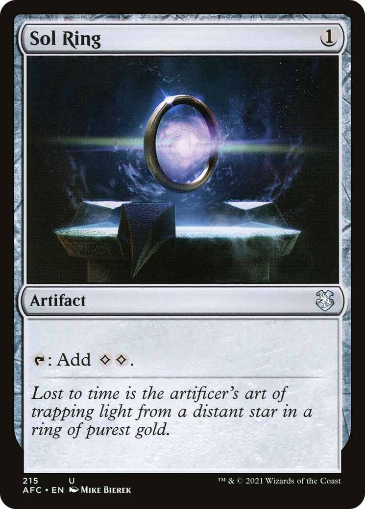Sol Ring (AFC-215) - Forgotten Realms Commander