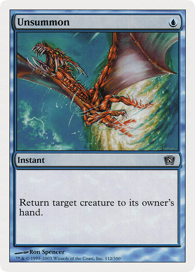 Unsummon (8ED-112) - 8th Edition