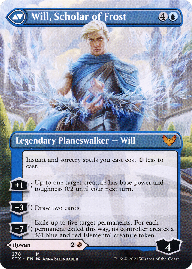 Rowan, Scholar of Sparks (Borderless) (STX-278) - Strixhaven: School of Mages
