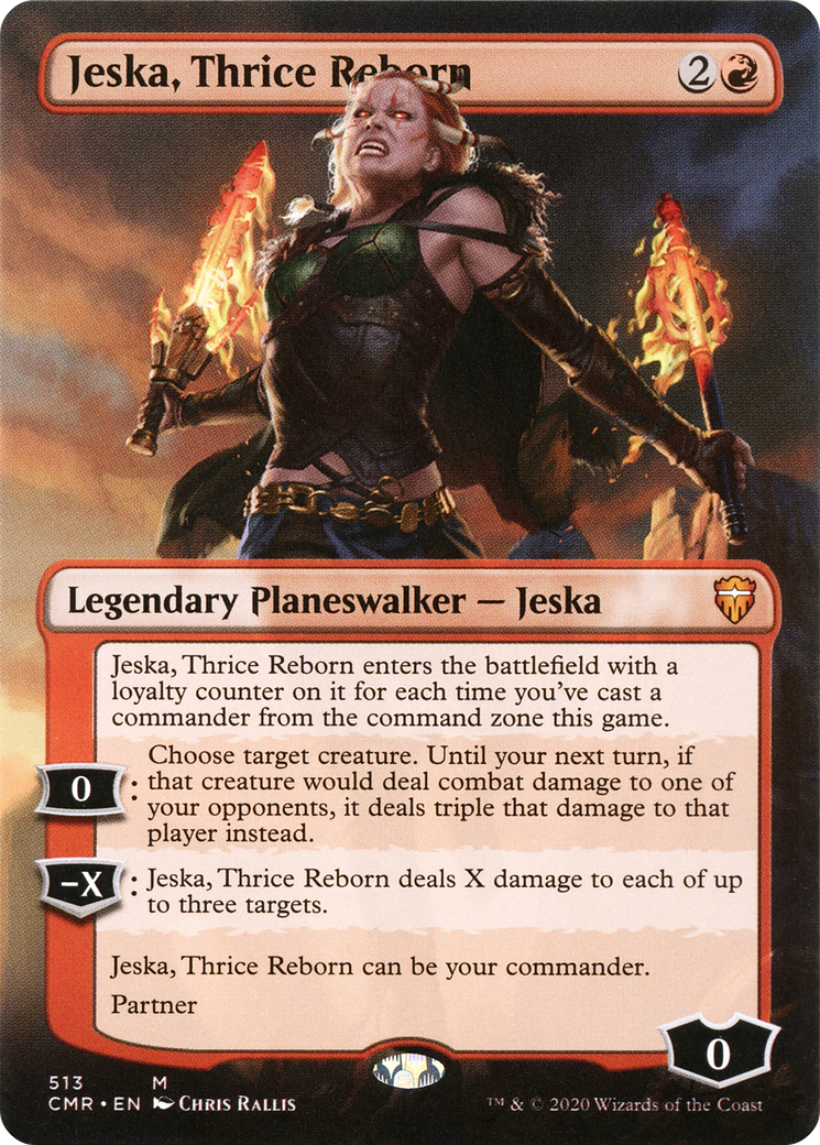 Jeska, Thrice Reborn (Borderless) (CMR-513) - Commander Legends