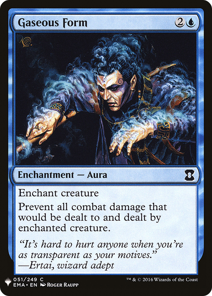 Gaseous Form (LIST-051) - The List