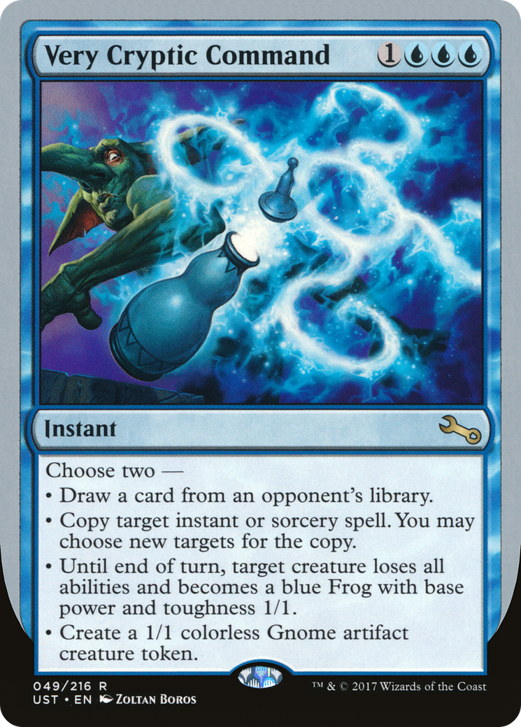 Very Cryptic Command (C) (UST-049) - Unstable Foil