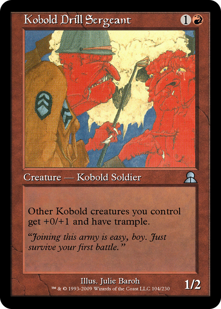 Kobold Drill Sergeant (ME3-104) - Masters Edition III Foil