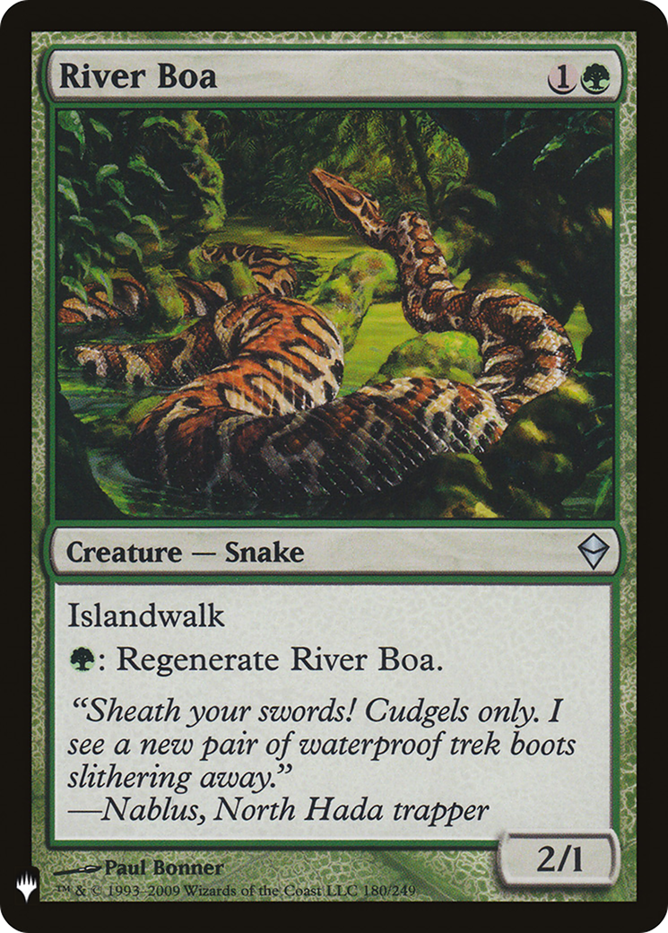 River Boa (LIST-180) - The List