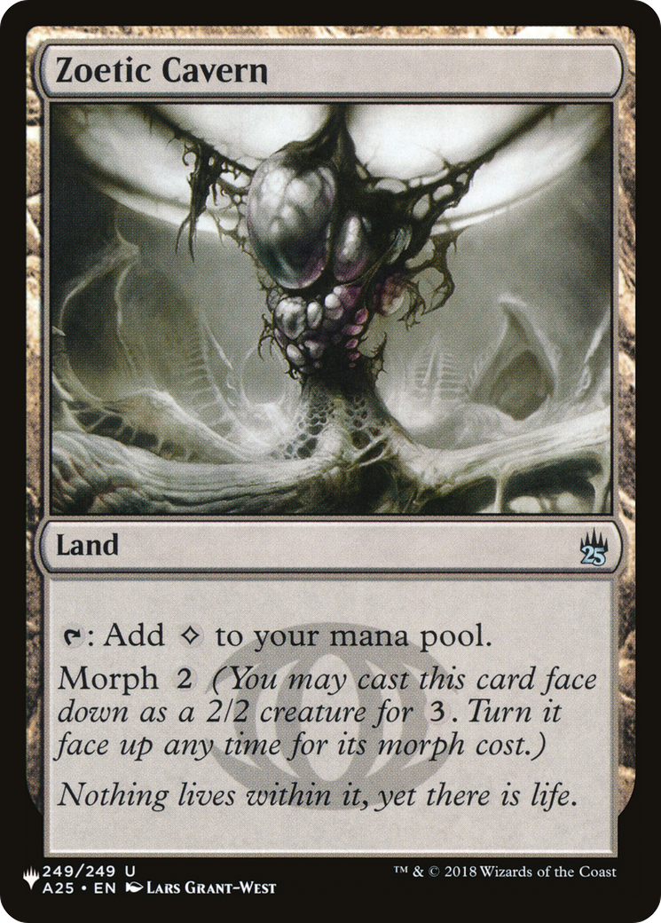 Zoetic Cavern (LIST-249/249) - The List