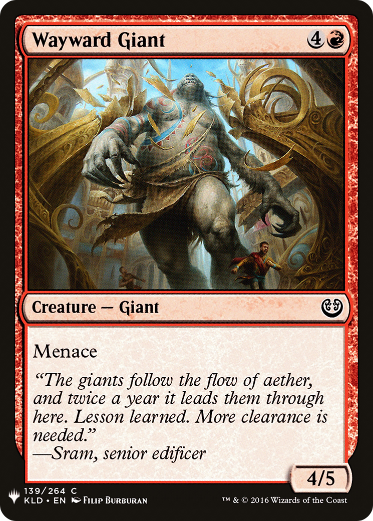 Wayward Giant (LIST-139) - The List