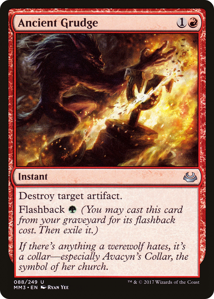 Ancient Grudge (MM3-088) - Modern Masters 2017