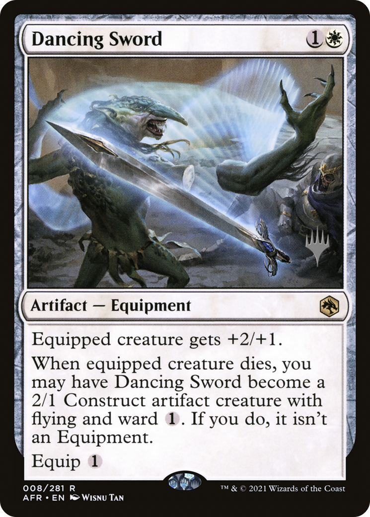Dancing Sword (PPAFR-008) - Adventures in the Forgotten Realms Promos Foil