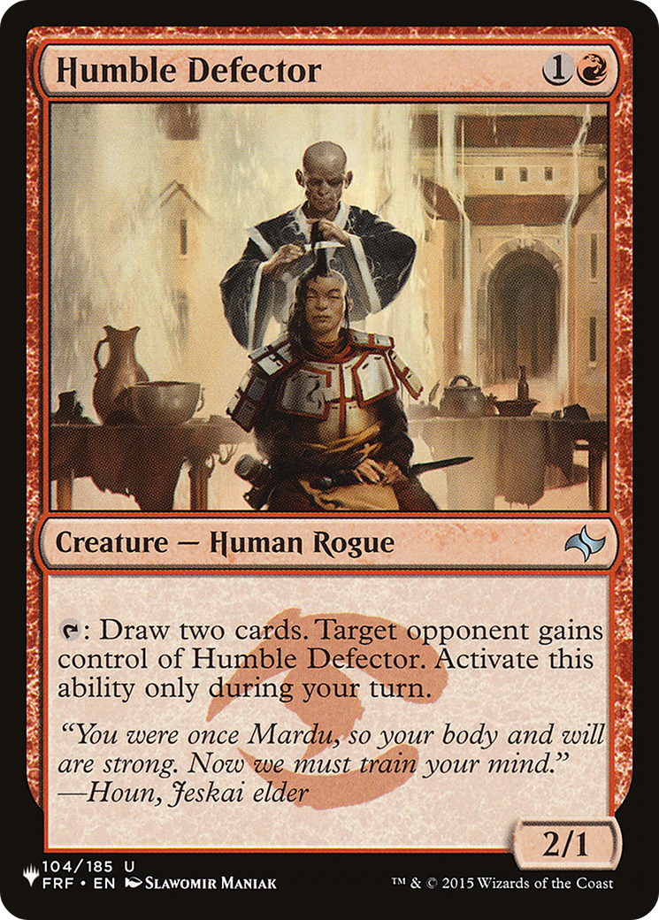 Humble Defector (LIST-104/185) - The List