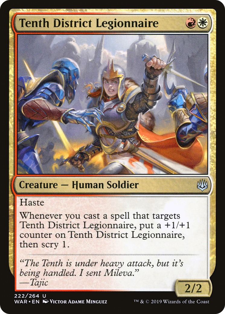 Tenth District Legionnaire (WAR-222) - War of the Spark