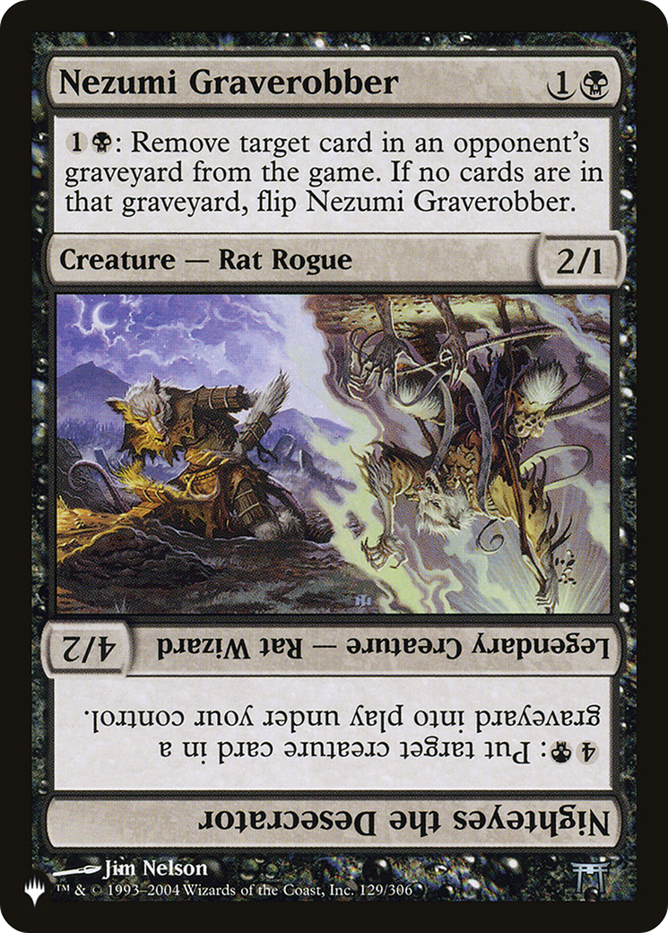 Nezumi Graverobber // Nighteyes the Desecrator (LIST-129/306) - The List
