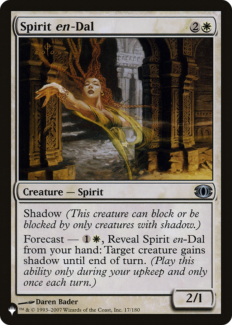 Spirit en-Dal (LIST-17/180) - The List