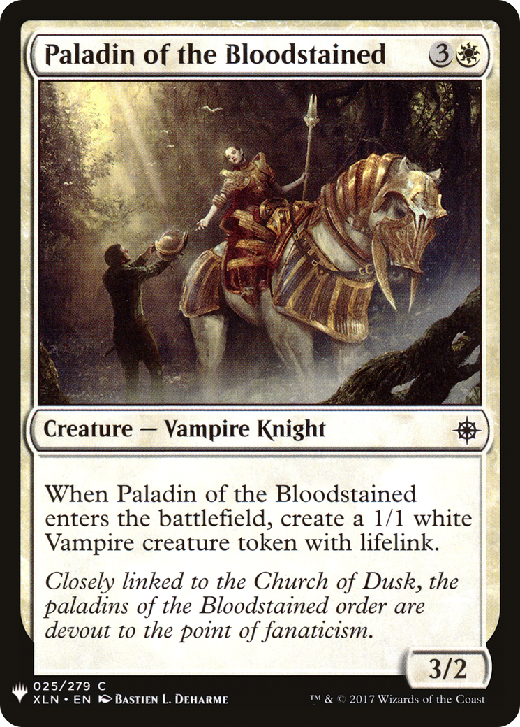 Paladin of the Bloodstained (LIST-025) - The List